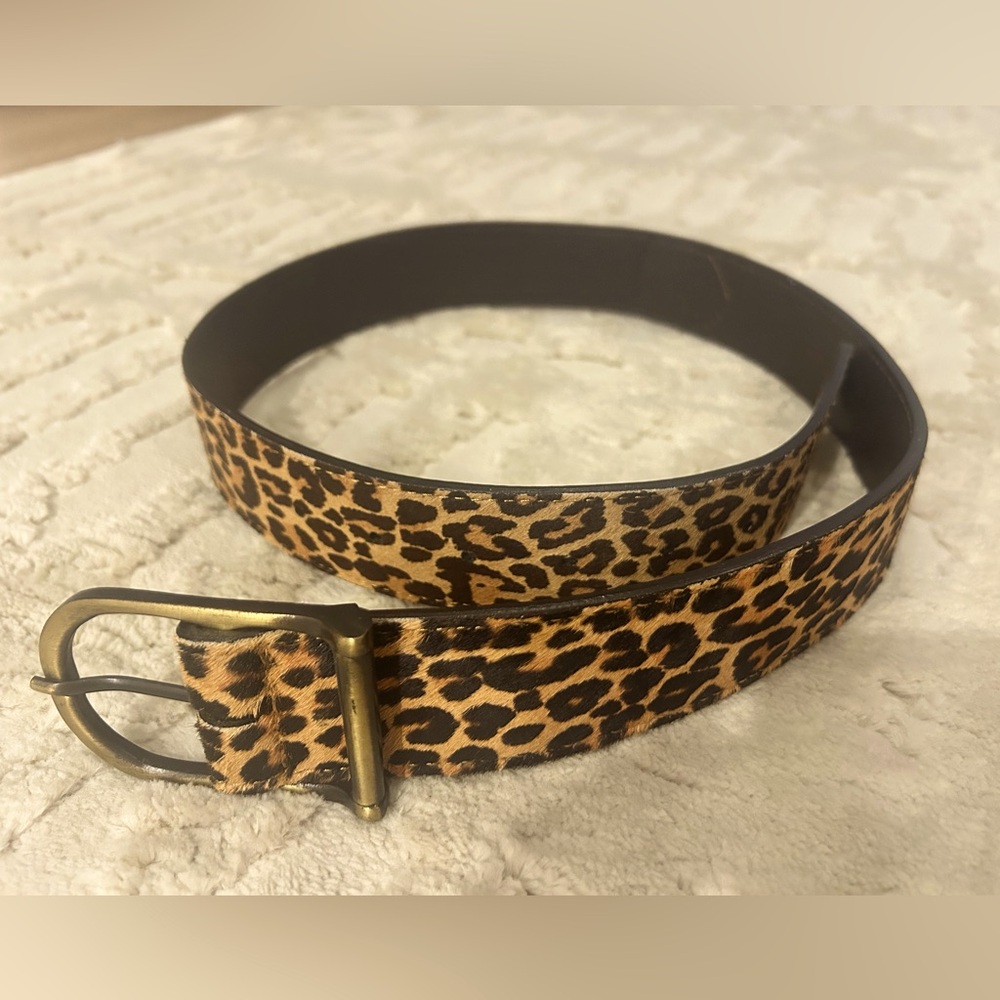 Boutique cheetah animal belt